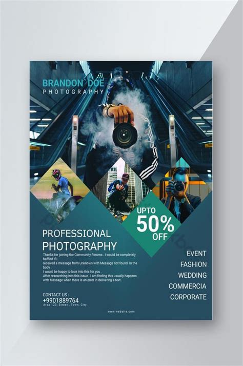 Photography Flyer Template Psd Free