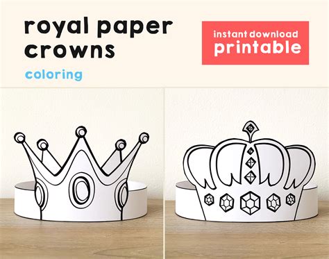 Princess Paper Crown Printable