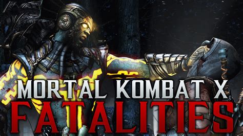 Mortal Kombat X Fatalities Xbox One Ps4 And Pc