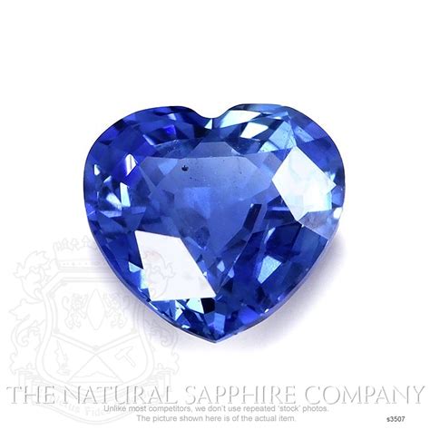 Blue Sapphire Heart 127 Ct S3507
