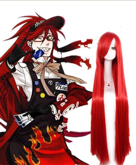 Hot Heat Resistant Party Hairblack Butler Grell Sutcliff