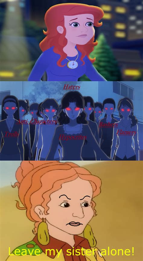 Ms Frizzle Protects Fiona Frizzle From Haters Arm By Dmonahan9 On Deviantart