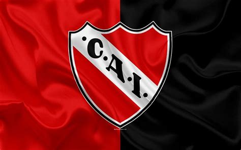 download wallpapers club atletico independiente 4k argentine football club emblem