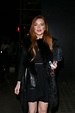 Lindsay Lohan Night out Style - Out in London, Feb. 2015