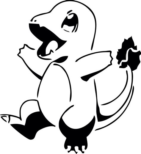 A Black And White Drawing Of A Cartoon Character