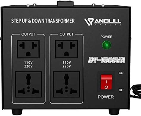 Anbull Voltage Converter 5000 Watt Voltage Transformer 220v 230v 240 Volt To 110v 120