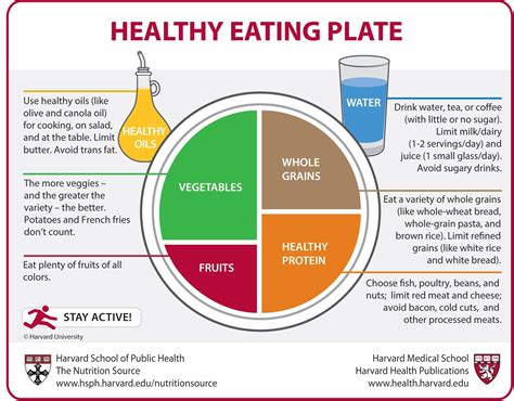 Healthy Eating Plate Vs Usda S Myplate The Nutrition Db Excel Com