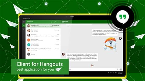 Install classic hangouts on all your devices you can chat with one coworker or a larger group using a variety of apps and methods. Client for Hangouts PRO for Windows 10 PC & Mobile free download | TopWinData.com
