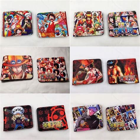 Buy Anime One Piece Luffy Law Pu Short Wallet Bifold