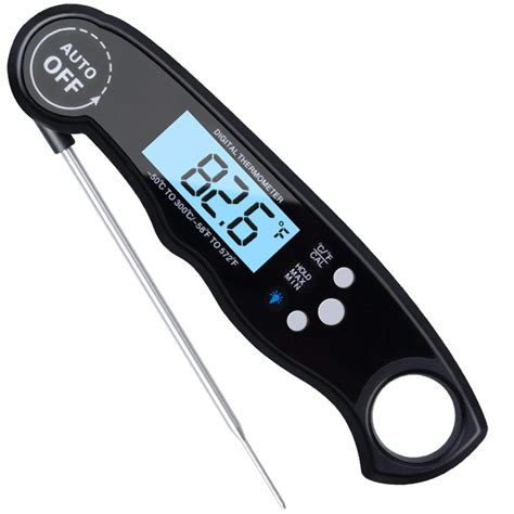IALJ Top Meat Thermometer Waterproof Thermometer Digital Thermometer With Large Backlit Lcd ...