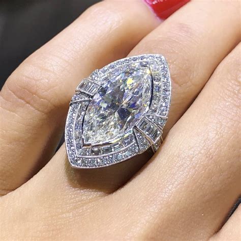 Marquise Diamond Engagement Rings For The Unique Bride