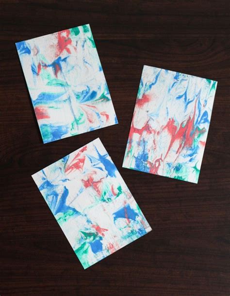 Diy Marbled Paper The Crafted Life Looks Really Easy Marble