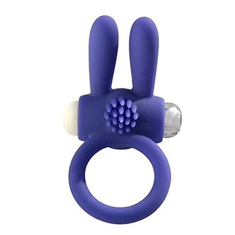 Silicone Vibrating Cock Rings Clitoral Stimulation Male Time Lasting Penis Ring Rabbit Vibrator