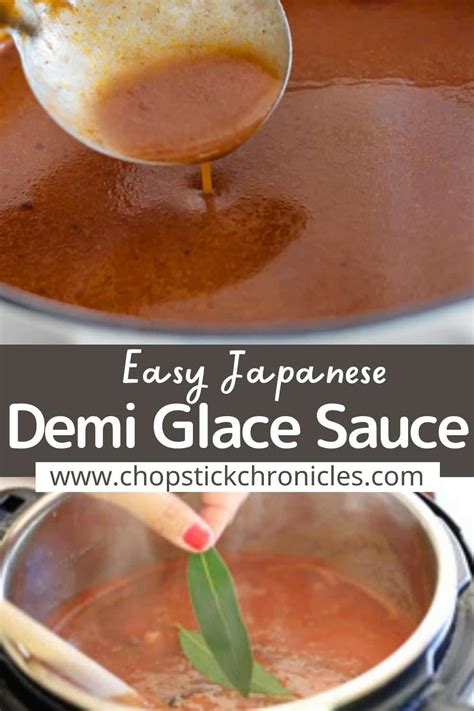 Instant Pot Demi Glace Sauce Shortcut Demi Glace Sauce Recipe Using