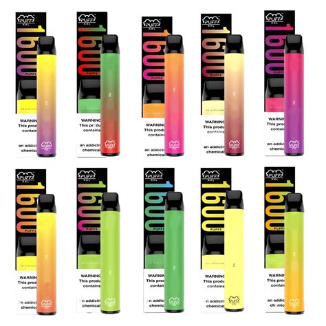 Vape for kids under 12 : Newest PUFF XXL 10colos Puff Bar Plus 1600+Puff Disposable Device Pre Filled 600mah Battery ...