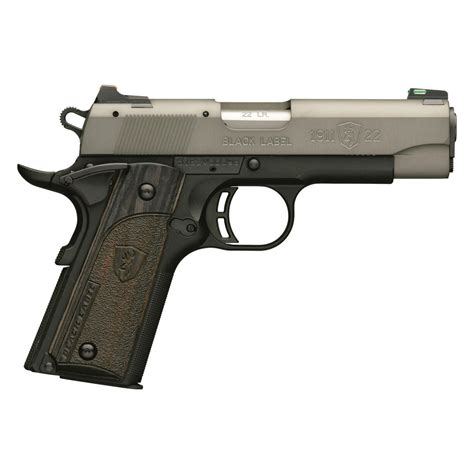 Browning 1911 22 Black Label Compact Semi Automatic 22lr 3625
