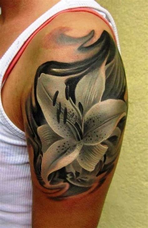 60 Best Flower Tattoos Meanings Ideas And Designs Lily Tattoo