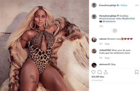 Do That S T Queen Mary J Blige Wows Fans In Sexy Leopard Print
