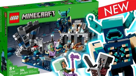 Lego Minecraft 2023 Sets The Deep Dark Battle 21246 Review