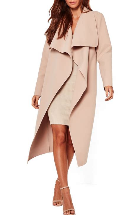 Missguided Oversize Waterfall Duster Coat Nordstrom