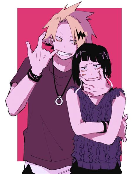 Jirou Kyouka And Kaminari Denki Boku No Hero Academia My Hero Academia