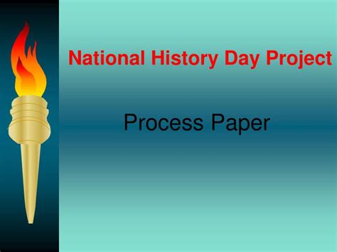 Ppt National History Day Project Powerpoint Presentation Free