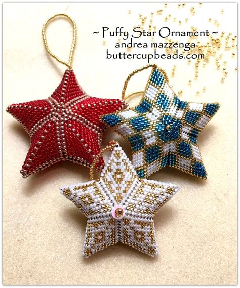 A Quick Slideshow Tutorial On How To Make The Beaded Puffy Star
