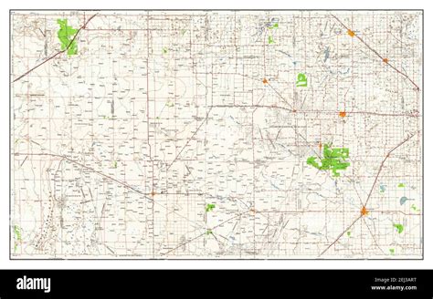 Brownfield Texas Map 1962 1250000 United States Of America By