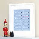 Personalised Alphabet Art Print By Tillybob And Me Notonthehighstreet Com
