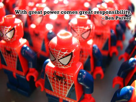 However, this was not initially true. With Great Power Comes Great Responsibility | Original ...