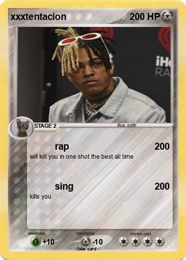 Pokémon xxxtentacion 256 256 rap My Pokemon Card