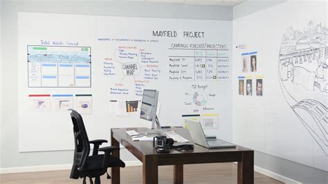 Magnetic Board Erasable Wall Mounted Large Format Whitewalls