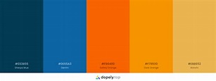 10 Orange Color Palette Inspirations with Names & hex Codes! | Inside ...