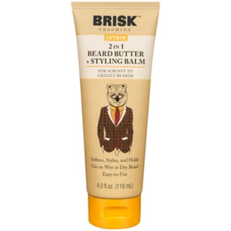 Brisk Grooming 2in1 Beard Butter Styling Balm Citrus 4 Oz Pick Up In Store Today At Cvs