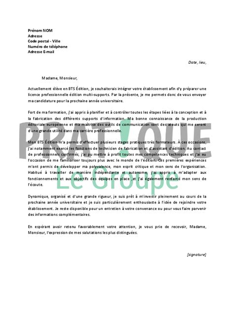 Exemple De Lettre De Motivation Pour Une Licence En Psychologie  kikyokaku