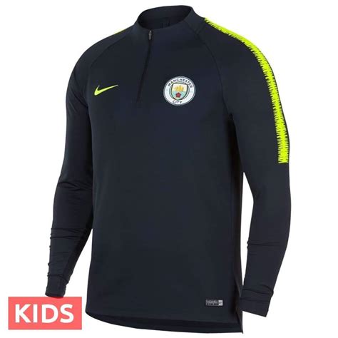 Kids Manchester City Fc Training Technical Soccer Tracksuit 201819