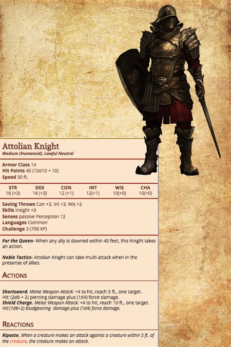 My Attolian Knight Dnd Stats Dnd Dragons Dungeons And Dragons
