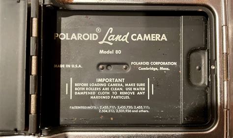 Vintage Polaroid Land Camera Model 80 With Case And Accessories B4