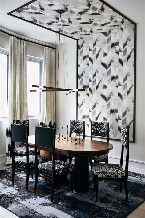 Decorative ceiling wallpaper is a great way to take your decor skills