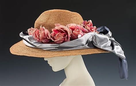 Picture Hat Circa 1910 From France Produced By Madame Alphonsine The