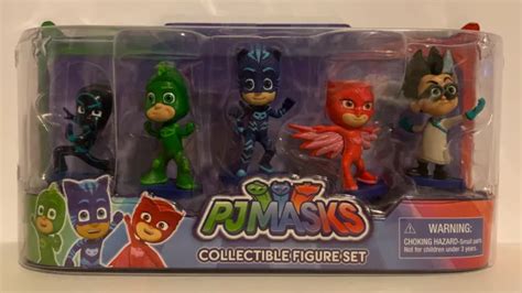 Pj Masks Collectible Figure Set 5 Figures Brand New In Box 848