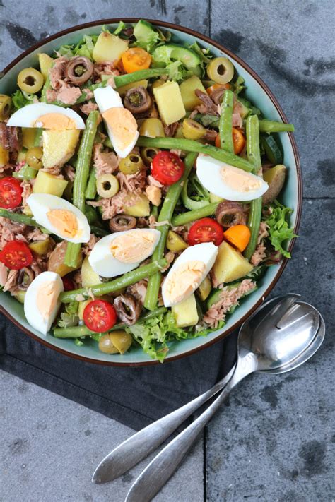 Salade Niçoise met tonijn en ansjovis Jaimy s Kitchen