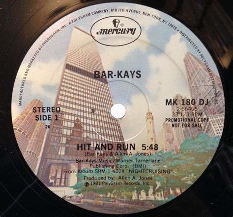 Bar-Kays - Hit And Run (1981, Vinyl) | Discogs