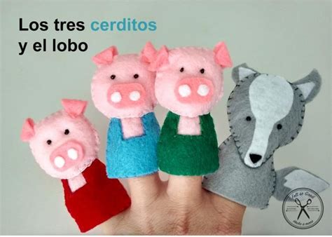 Felt So Good Los 3 Cerditos Y El Lobo Kichink Felt Crafts