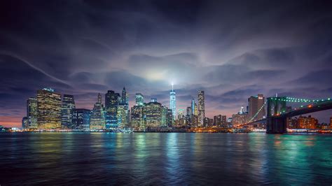 River And High Rising Buildings Of New York City Hd New York Wallpapers