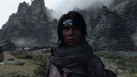 Anweer On Her Way To Darkfall Cave At Skyrim Special
