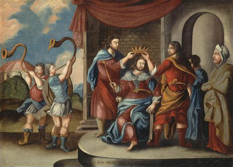 The Crowning Of King Jeroboam Painting By Unidentified Limner Fine