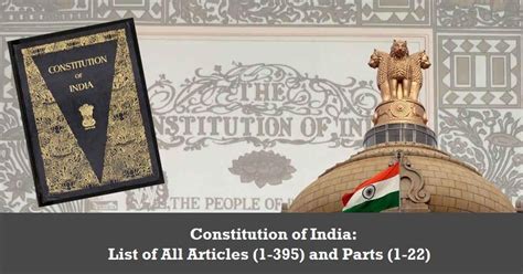 Constitution Of India Indian Constitution Pdf Ipc Section Articles