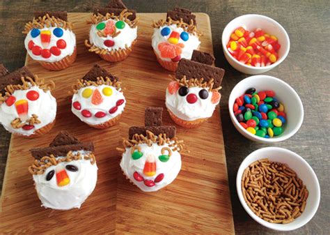 See more ideas about kids cake, cupcake cakes, cake decorating. Scarecrow Cupcakes - Party Inspiration