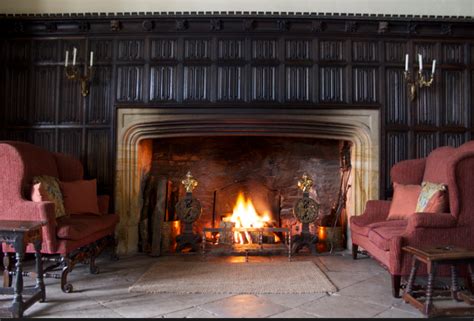 Great Hall Fireplace At Athelhampton House